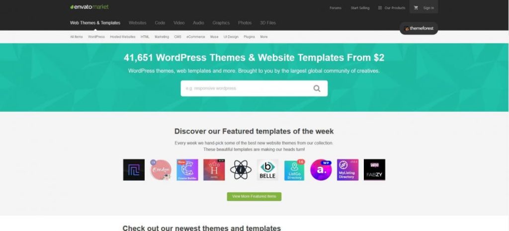 themeforest template WordPress